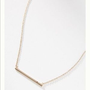 Anthropologie Bar Necklace